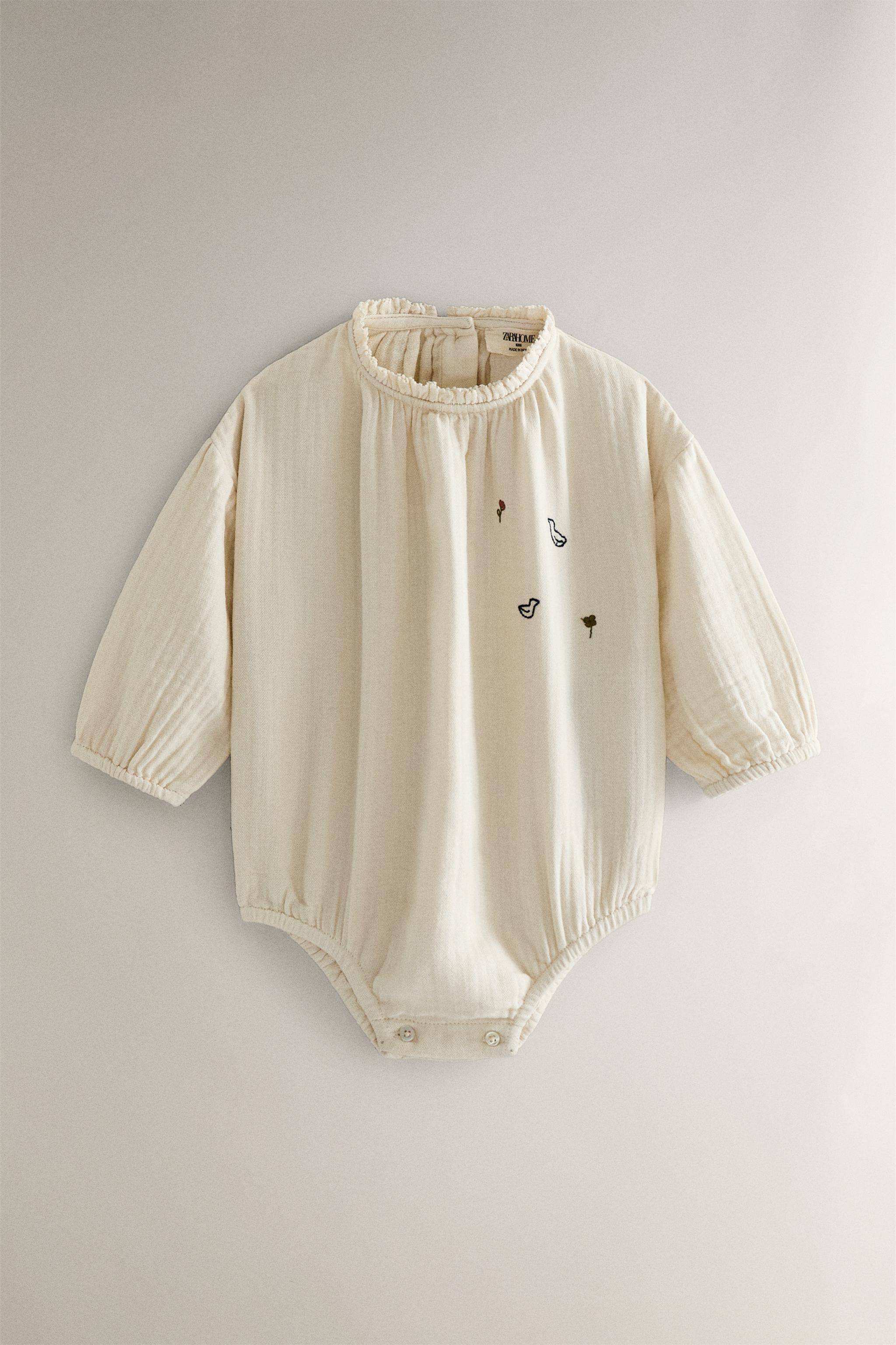 COTTON MUSLIN BABY ROMPER